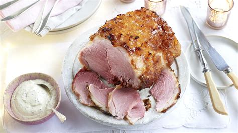 Slow cooked gammon with mustard sauce recipe | Recipe | Slow cooked gammon, Recipes, Prime rib roast