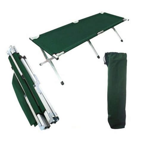 Buy Folding Camping Bed Stretcher Light Weight Camp Portable w/ Carry ...