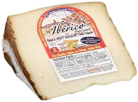 Solera Iberico, 3 Milk, El Pastor Cheese - 1 ea, Nutrition Information ...