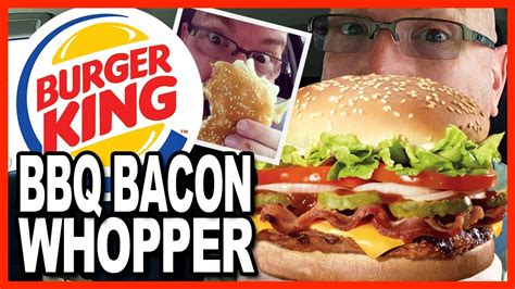 Burger King ★ BBQ Bacon Whopper ★ Review Shout Out to Daym Drops - YouTube