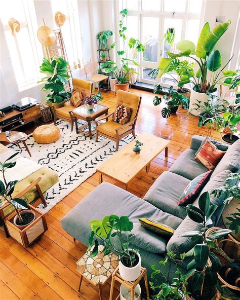 Bohemian interior Decor on Instagram: “Via @cosiesthome⁠ Who's a plant lover?? Do you have thi ...