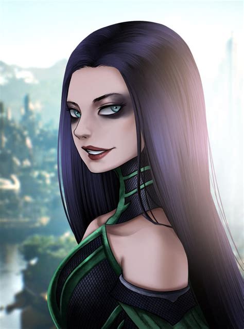 Hela art by gin-1994 : marvelstudios