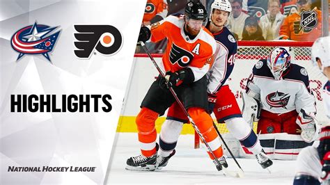 NHL Highlights | Blue Jackets @ Flyers 10/26/19 - YouTube