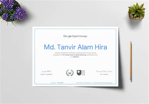 Google Digital Garage Certification :: Behance