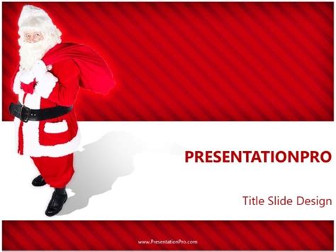 Santa Claus Holiday PowerPoint template - PresentationPro