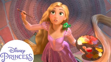 What's the Secret to Making Rapunzel's Favorite Paint? | Disney Princess - YouTube