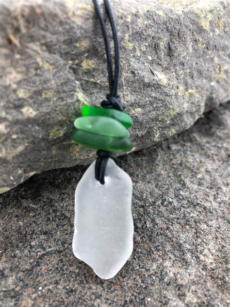 Beach Glass Jewelry, Beach Glass Necklace, Beach Glass Pendant ...