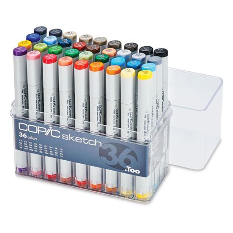 Copic Sketch Marker Set - Assorted Colors, Set of 36 | BLICK Art Materials