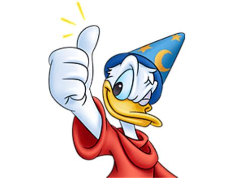 Donald Gives A Thumbs Up | Disney sticker, Character drawing, Illustration art