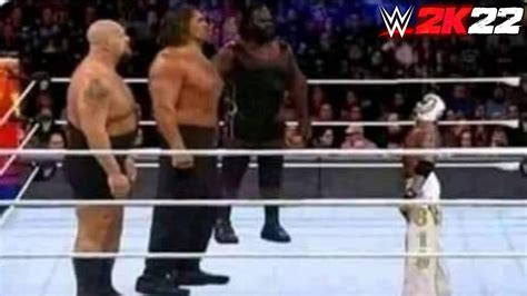 Full Match - Rey Mysterio vs Big Show, Mark Henry & The Great Khali | WWE 2K22 (Hindi) - YouTube