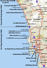 South Carlsbad State Beach Map - Maps For You