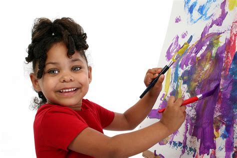 Beautiful Little Girl Painting - Early Excellence