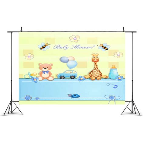 7x5ft Baby Boy Backdrop Vinyl Photo Booth Background – Personalized ...