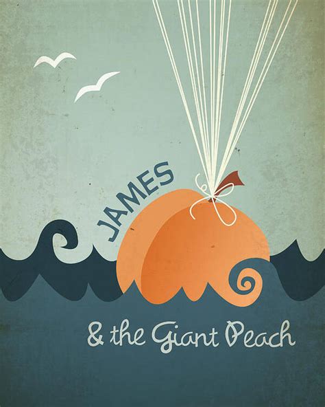 James And The Giant Peach Poster by Megan Romo