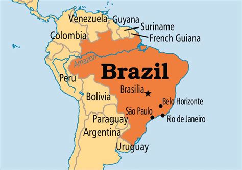 خريطة البرازيل | المرسال