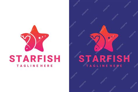 Premium Vector | Starfish logo ocean modern vector illustration with gradient color