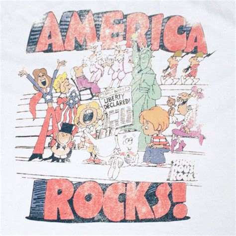 Schoolhouse Rock America Rocks White Juniors Retro Graphic Tee Shirt ...