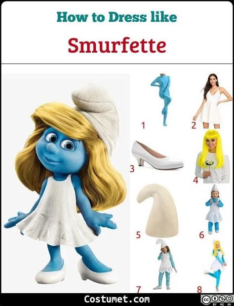 Smurfette Costume for Cosplay & Halloween | Smurfette costumes, Smurfette, Smurf costume