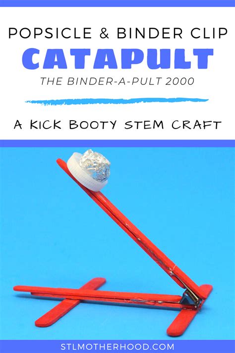 Build a Popsicle Stick Catapult with Binder Clips | Popsicle stick ...