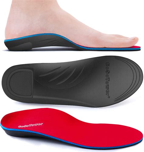 CoSoTower Arch Support Insoles for Plantar Fasciitis Relief, Over Pronation Insoles, Orthotic ...