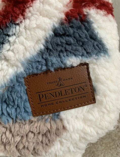 PENDLETON NEW King Sherpa fleece blanket, white sands multi - 112 x 92 | eBay