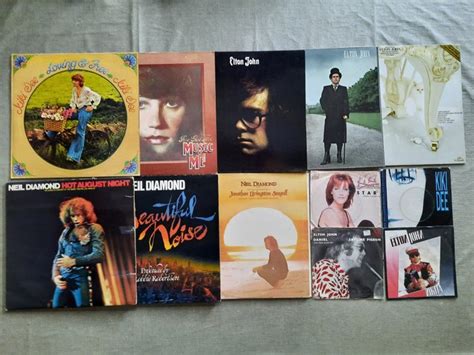 Elton John and Kiki Dee and Neil Diamond - 8 x LP album - Catawiki