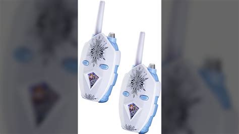 Fun Set of Two Cute Frozen Walkie-Talkies 2-Way Radios