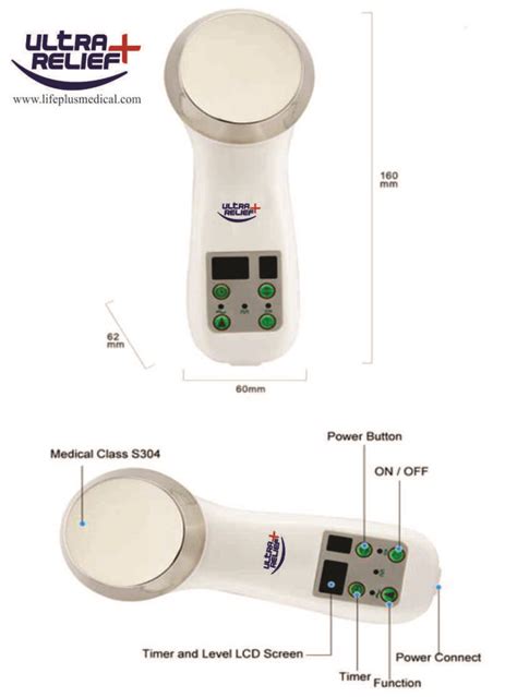 Ultrasound Physiotherapy Pain Relief Device - LifePlus Medical