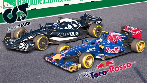 Alpha Tauri F1 2023 AT04 vs Toro Rosso F1 2013 STR8 at Imola GP - YouTube