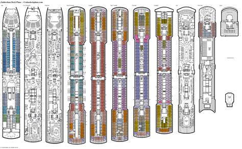 Zuiderdam Deck Plans, Diagrams, Pictures, Video