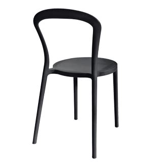 Super simple dining chair at a great price | Simple dining chairs, Black chair, Dining room chairs