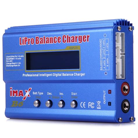 iMAX B6 LCD Screen Digital RC Lipo NiMh Battery Balance Charger ...