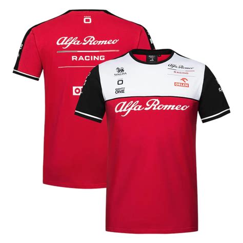 Camiseta de Alfa Romeo Sauber F1 Team T-Shirt 2021 | CamisetasFutbol.cn