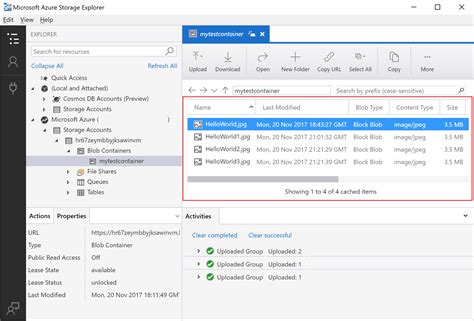 Azure Storage Explorer Introduction