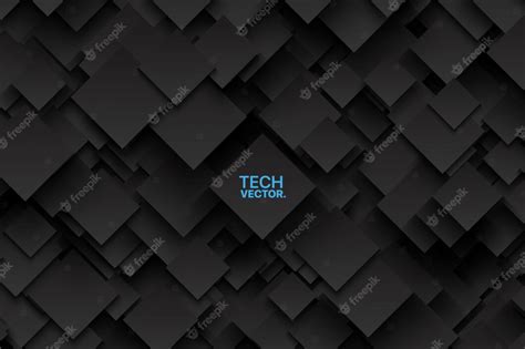 Premium Vector | Abstract vector technology dark background