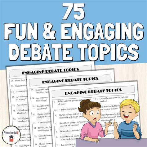 75 Debate Topics for High School – Education is Lit