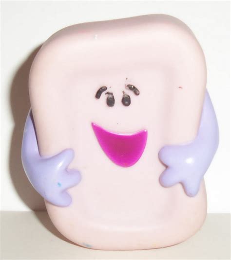 Tyco 1998 Blue's Clues Slippery Soap Figure Bath Toy Loose Used