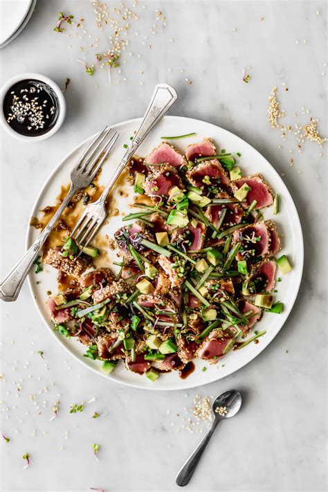 Sesame Crusted Tuna Tataki | Cravings Journal