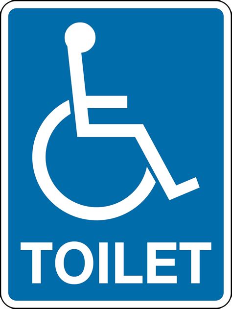 Accessible Toilet Sign