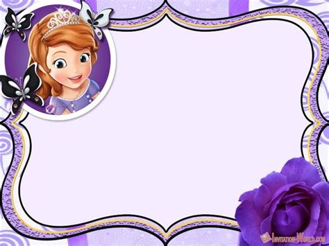 Birthday Templates For Sofia The First Download - 65 Free Sofia The ...