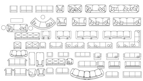 Sofas En L Autocad at Shirley Dittrich blog