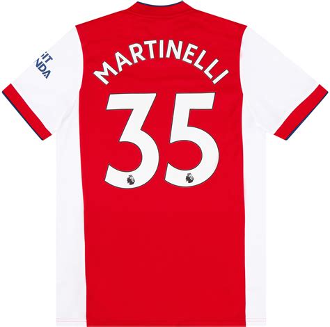 2021-22 Arsenal Home Shirt Martinelli #35 - NEW