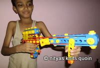 Nityas Knits Quoin : AK 48 gun