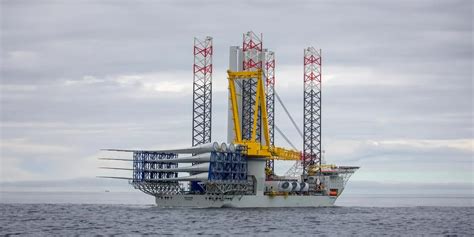 The world’s largest offshore wind farm is getting its first turbines