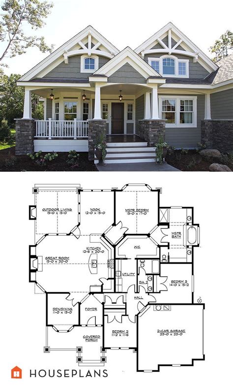 Craftsman Plan #132-200. Great bones. Could be changed to 2 bedroom.... - dezdemon-home ...