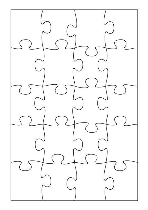 19 Printable Puzzle Piece Templates ᐅ TemplateLab