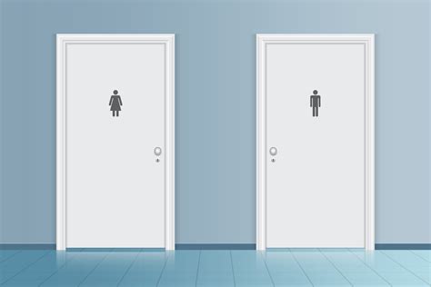 Bathroom toilet door vector design illustration 1844554 Vector Art at ...