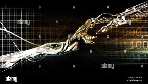 Science Technology Wallpaper Abstract Background Concept Art Stock Photo - Alamy