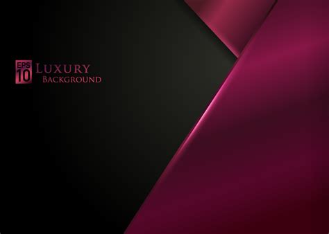 Luxury template diagonal geometric pink gradient on black background. Abstract modern style ...