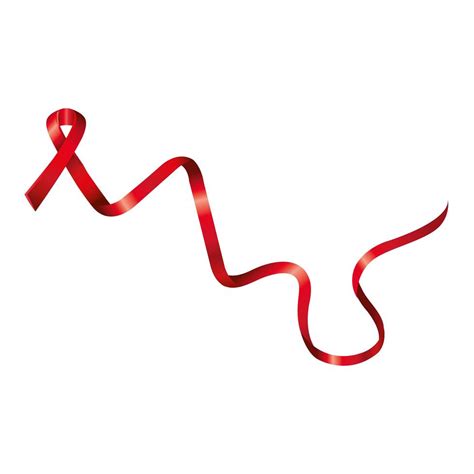 aids day awareness ribbon isolated icon 3353051 Vector Art at Vecteezy